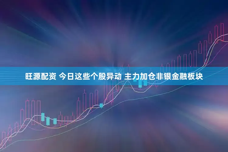 旺源配资 今日这些个股异动 主力加仓非银金融板块